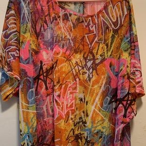 This is fishnet sports shirt 1X